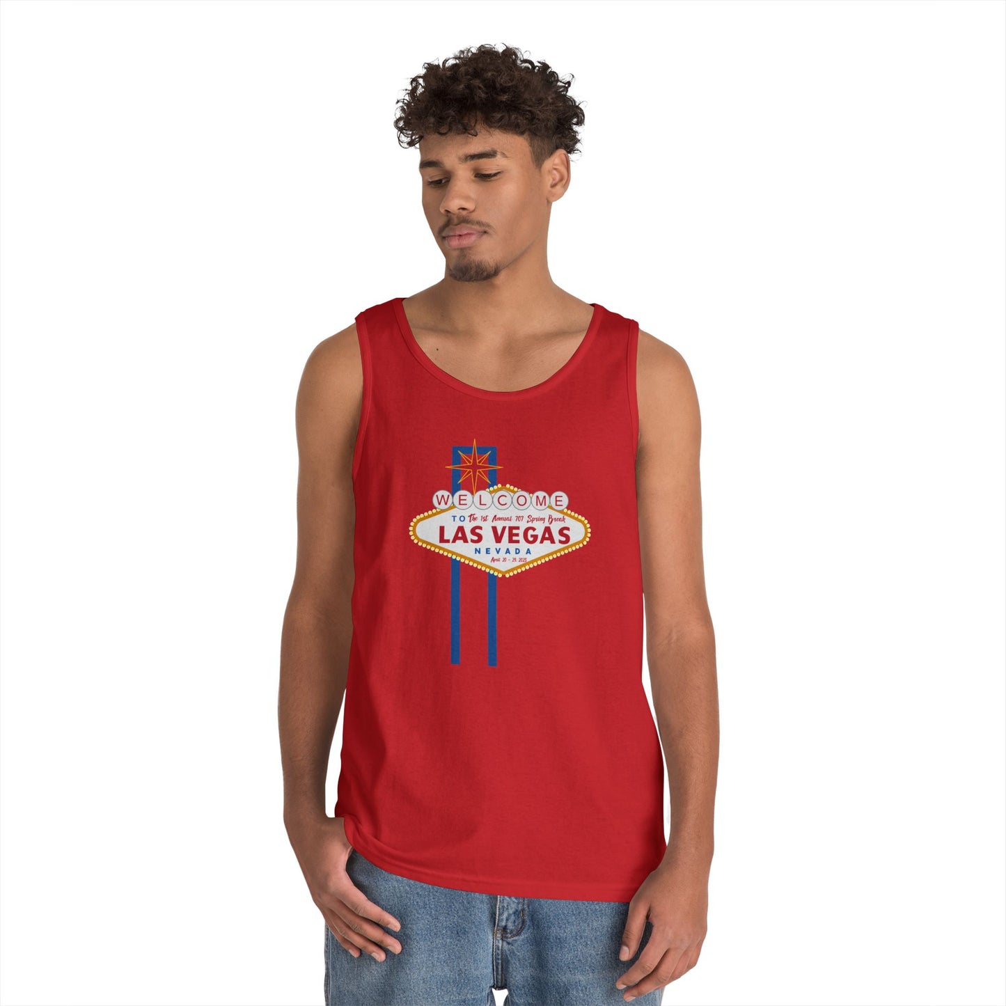 1st Annual Las Vegas Spring Break Unisex Heavy Cotton Tank Top