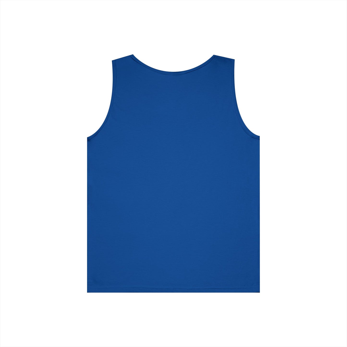 Funny Unisex Heavy Cotton Tank Top - 'Train Duz It' Graphic