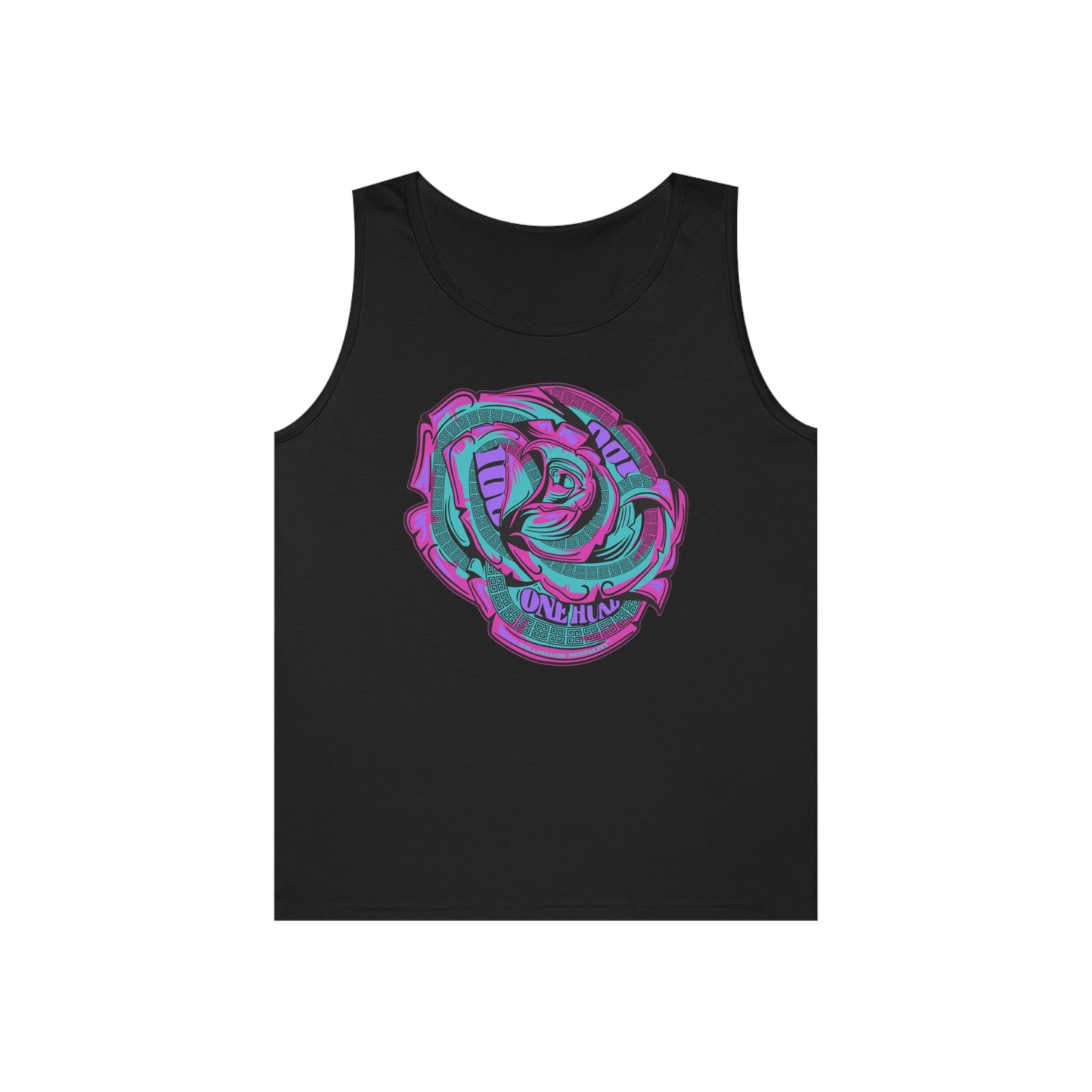 Millionaire Mentality Money Rose Unisex Heavy Cotton Tank Top