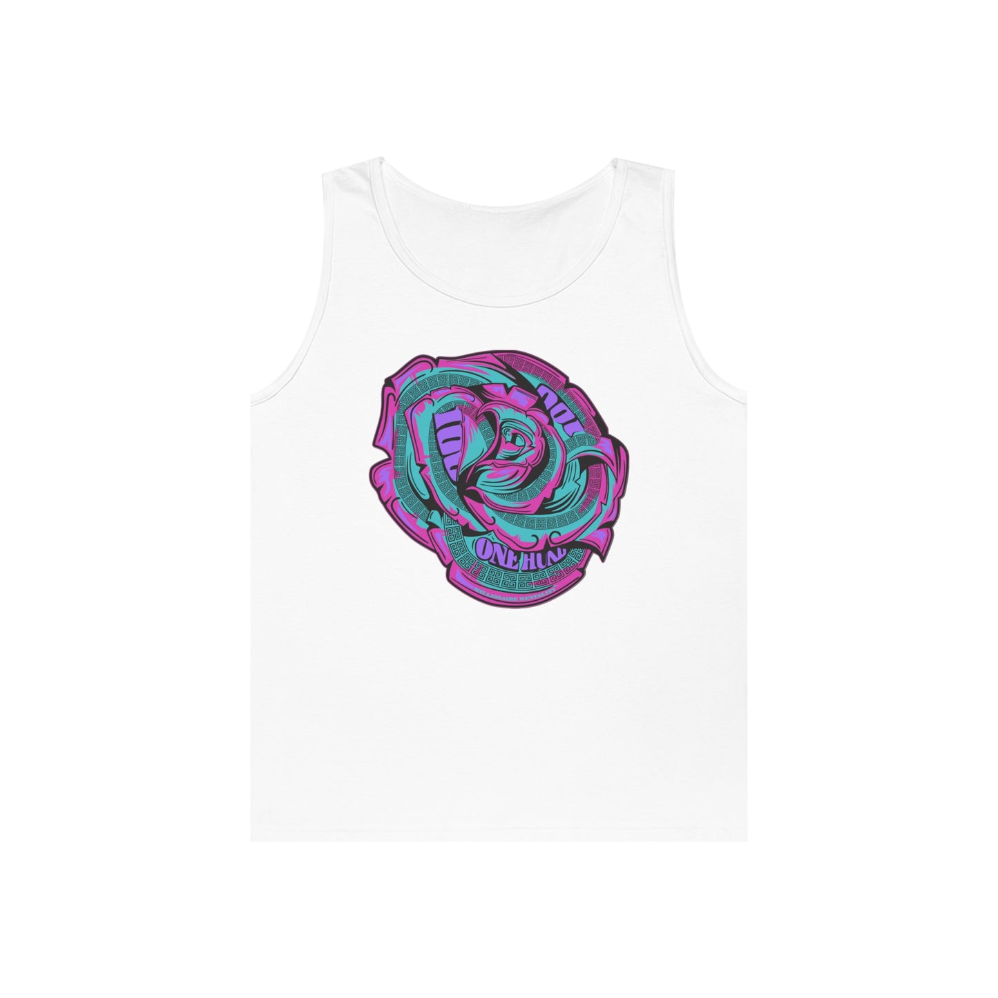 Millionaire Mentality Money Rose Unisex Heavy Cotton Tank Top