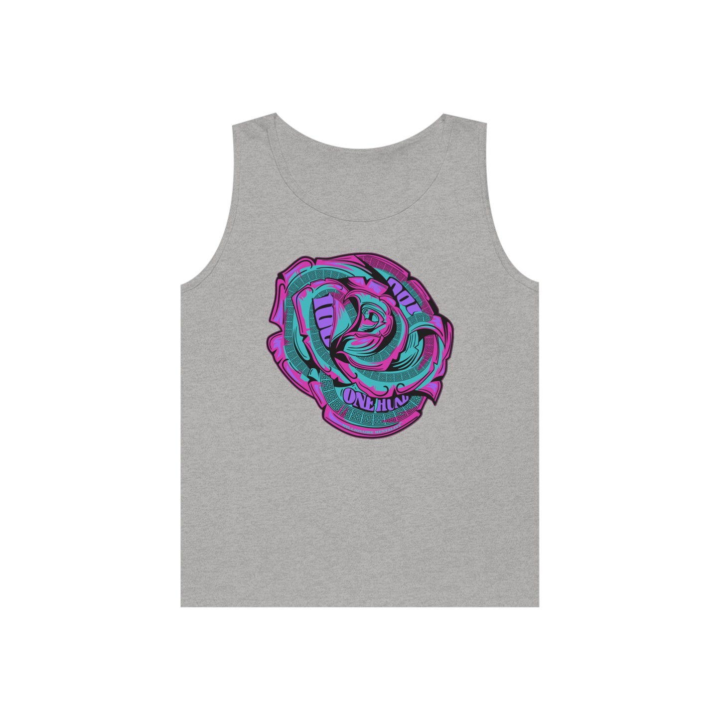 Millionaire Mentality Money Rose Unisex Heavy Cotton Tank Top