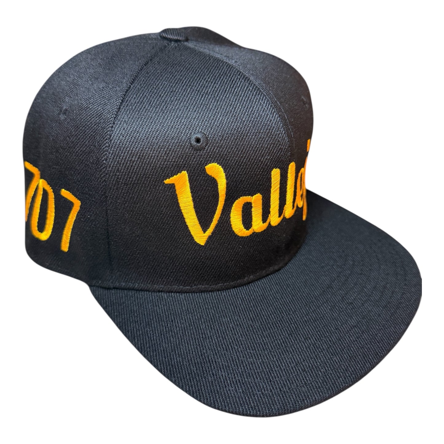Vallejo Snap Back Black & Gold Baseball Hat