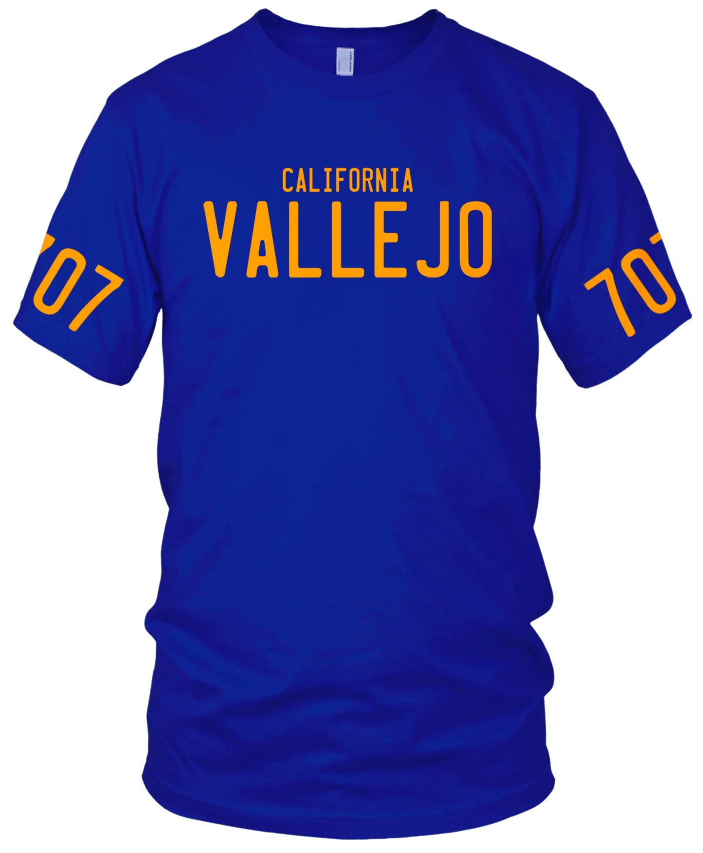 Vallejo 707 License Plate Blue T-Shirt (Limited Edition)