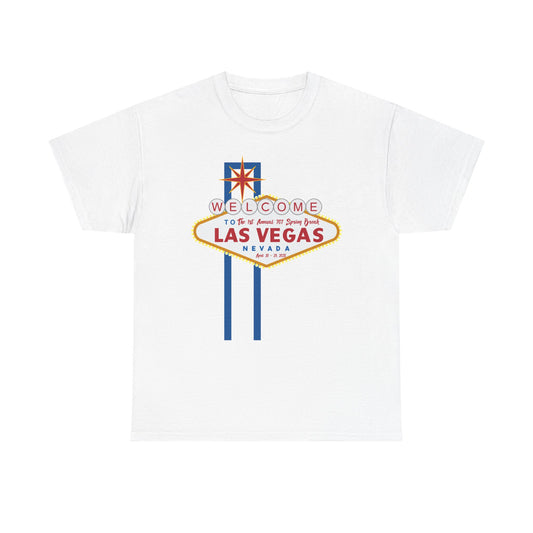 1st Annual 707 Las Vegas Spring Break Unisex Heavy Cotton Tee - Vintage Travel Tee for Tourists and Souvenir Lovers