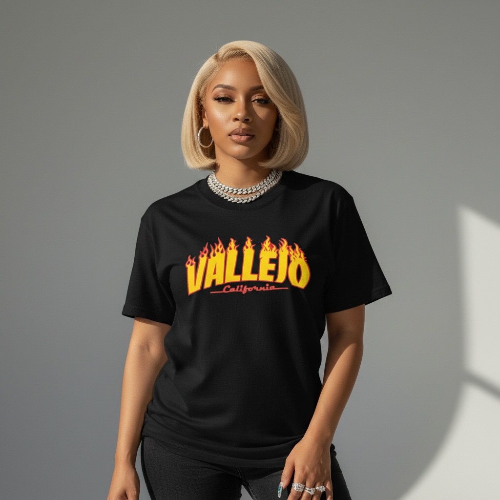 Vallejo Thrasher Black Gold & Red T-Shirt (Limited Edition)