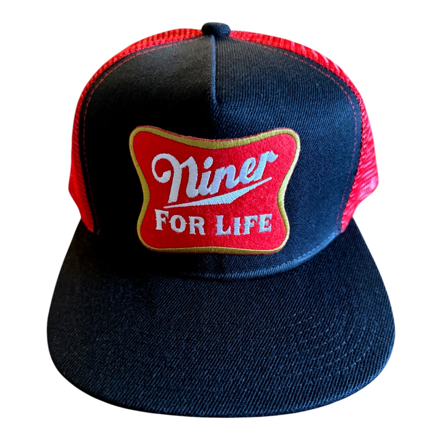 Niner For Life Trucker Snap Back Hat (New) 49ers Edition