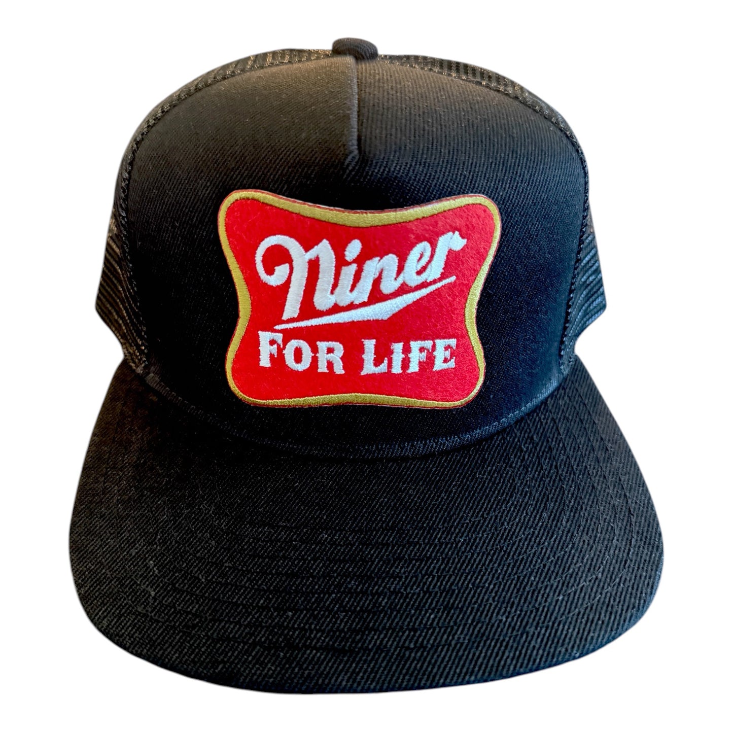Niner For Life Trucker Snap Back Hat (New) 49ers Edition