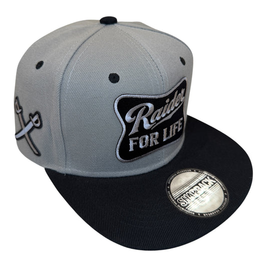 Raider For Life Snapback Hat (RAIDER NATION EDITION)