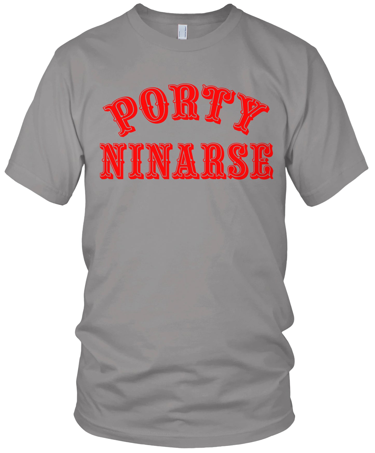 Porty Ninarse Pinoy Red & Black T-Shirt (New) San Francisco Edition