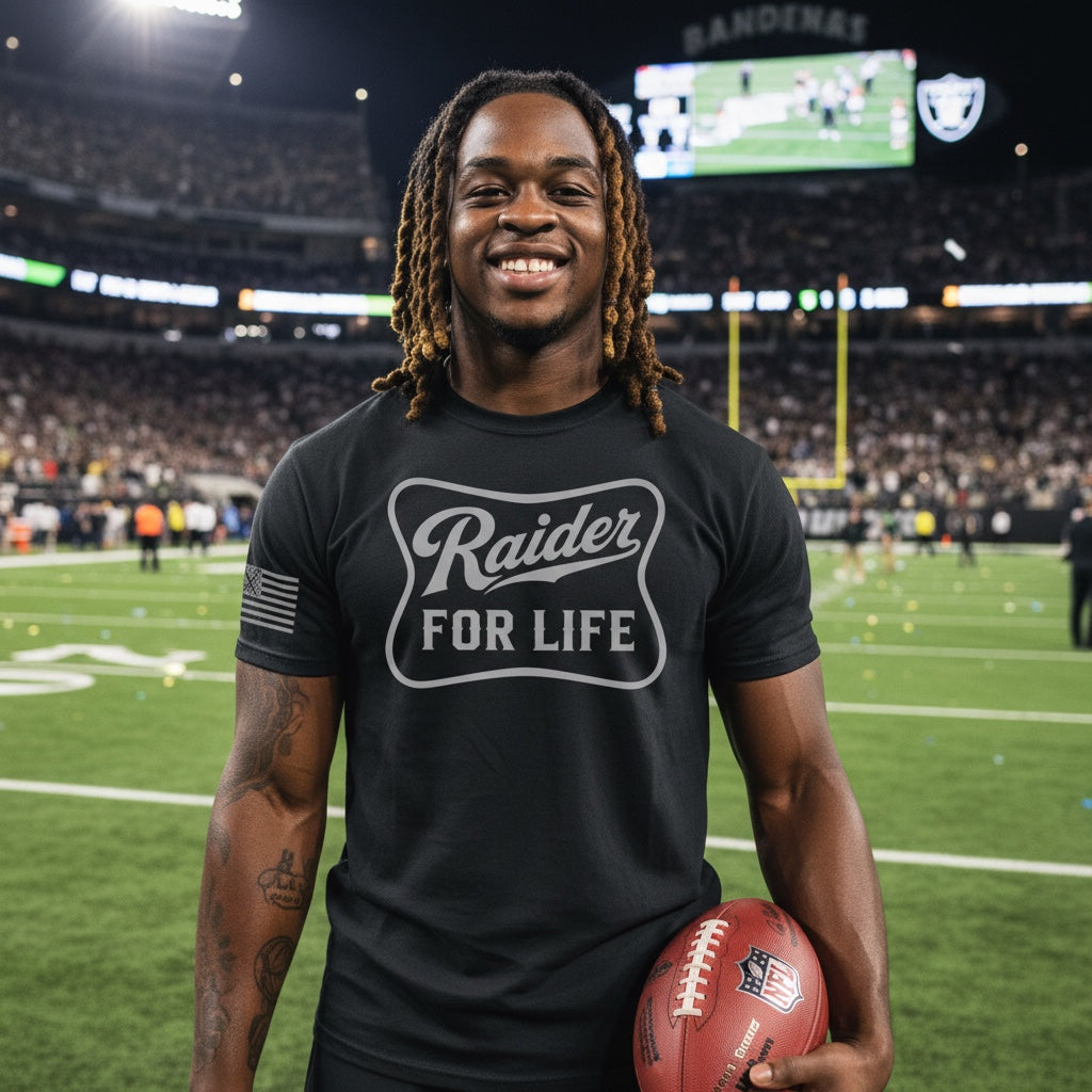 Raider For Life T-Shirt (Limited Edition) Raider Nation Edition