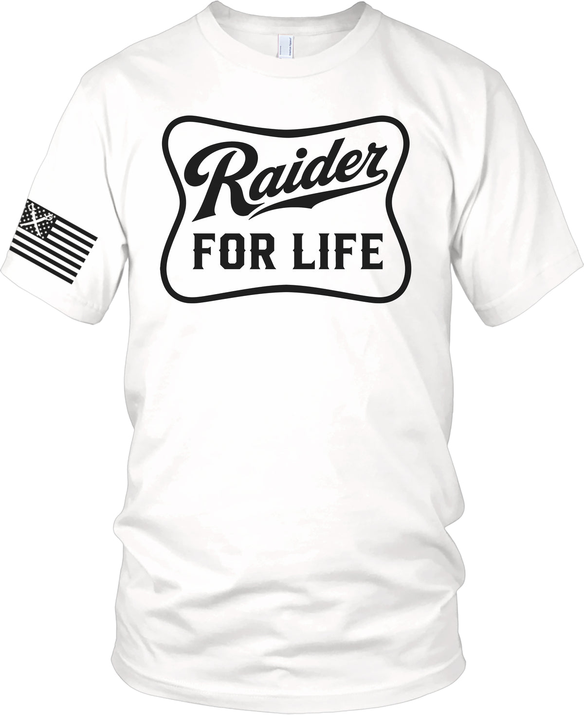 Raider For Life T-Shirt (Limited Edition) Raider Nation Edition