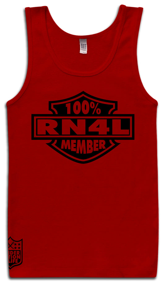 100% RN4L MEMBER RED TANK TOP (LIMITED EDITION)