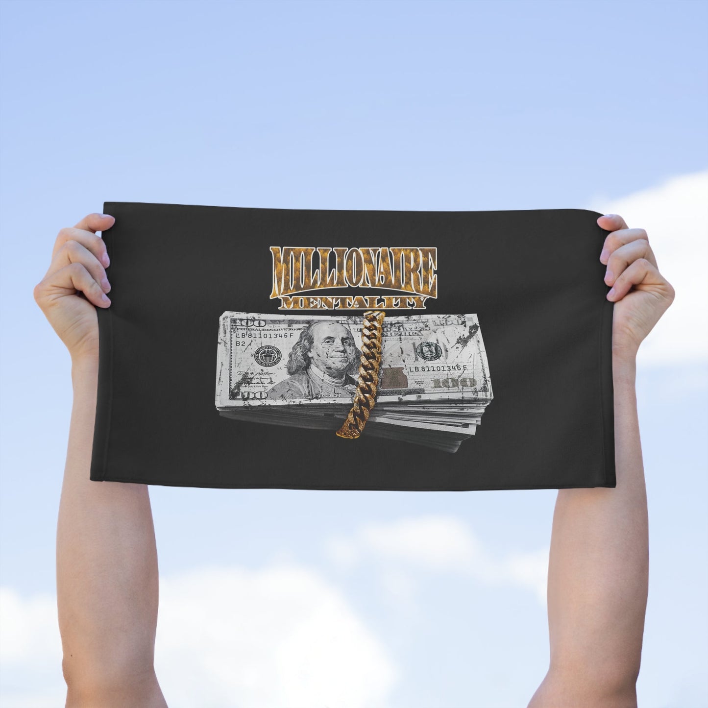 Millionaire Mentality Rally Towel, 11x18