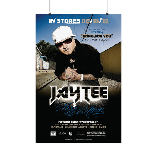 Jay Tee - Money In The Streets Official 24 x 36 Inch Matte Vertical Posters