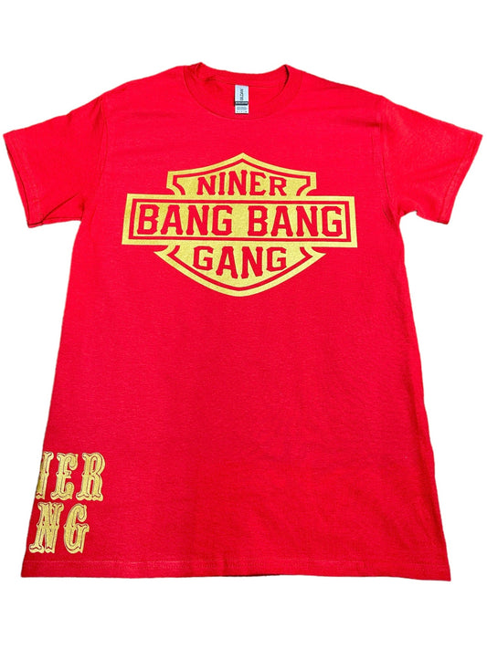 BANG BANG NINER GANG HD RED T-SHIRT (LIMITED EDITION)