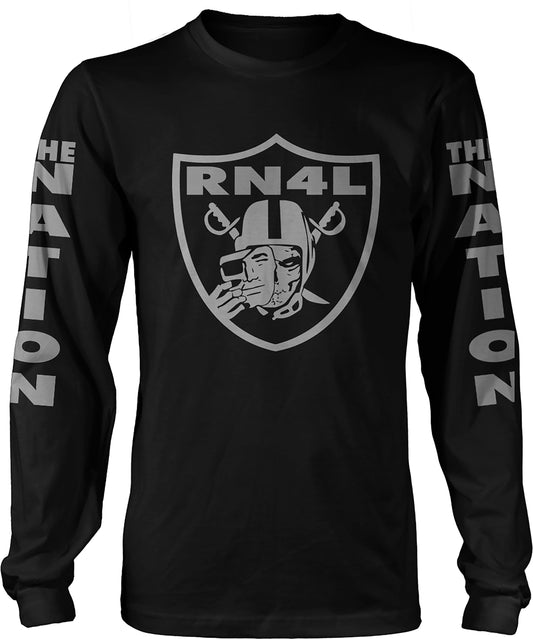 RN4L Skull Black Long Sleeve T-Shirt (Limited Edition)
