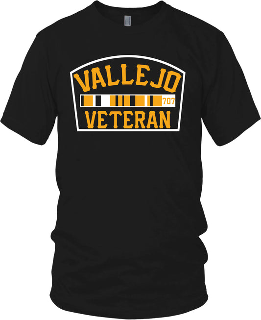 VALLEJO VETERAN BLACK T-SHIRT (LIMITED EDITION)